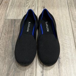 Rothy’s kids loafer, black, size 4